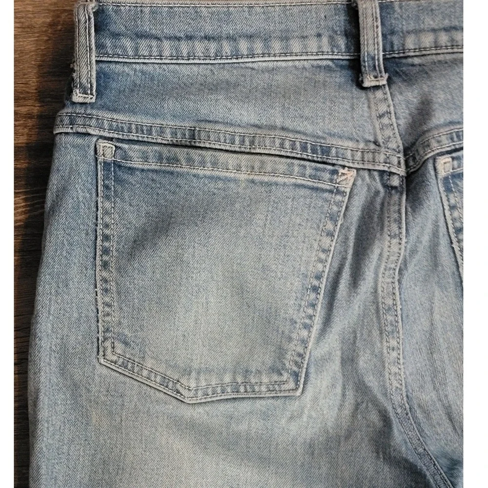 7 For All Mankind High Rise Straight Leg Light Wash Denim Jeans‎ Womens 29